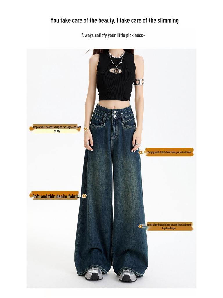 Ultra-Soft High Waist Slimming Denim Culottes – Light Blue