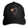 Animal Heart Chicken Watercolor Baseball Cap Fishing Hat Streetwear Wild Ball Hat Rave Designer Unisex Womens