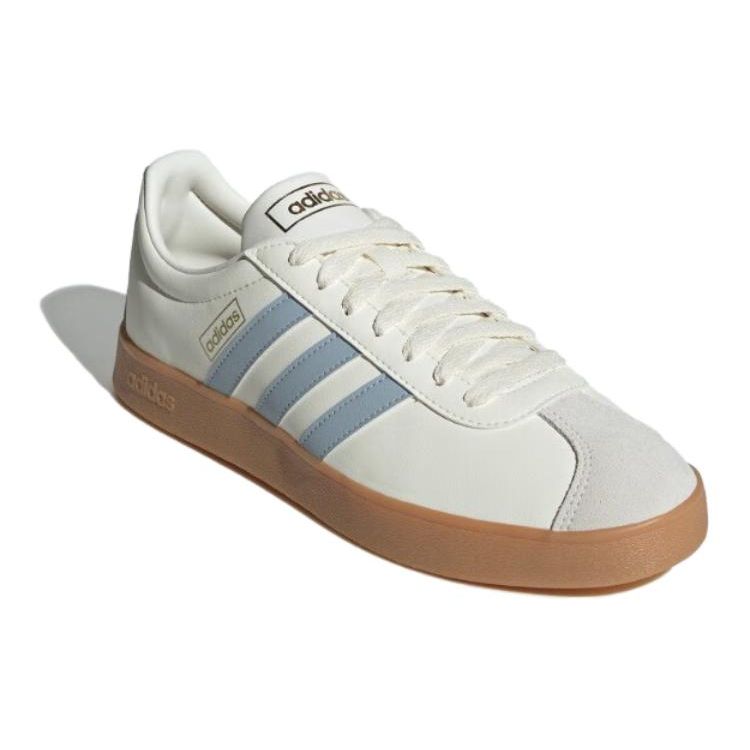 adidas VL Court Classic Off White Wonder Blue Unisex Sneakers Cream Gold-Metallic JH5063