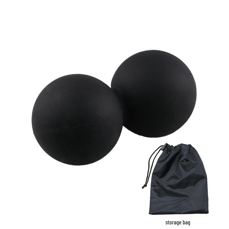 Silicone Muscle Relaxation Massage Ball - Solid Fitness & Training Peanut Ball for Foot Sole