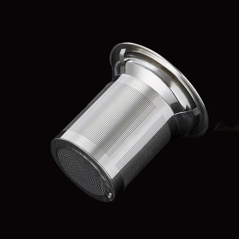 Glaskanne mit Sieb Teeset Kessel Zubereiter Siebe Kanne Teegeschirr Küche Essen Bar Zuhause Tee-Set Glaskanne Samowar