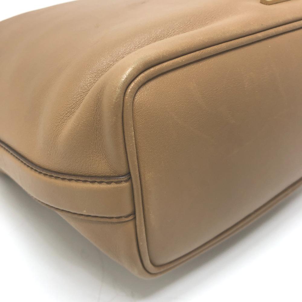 Gucci 001-4288 Logo One-shoulder Bag Shoulder Bag Leather Brown