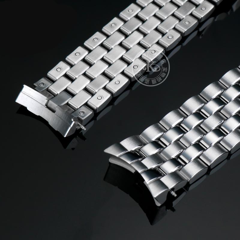 Pro IWC Řemínek k hodinkám Pilot IW377714 IW377717 IW377710 Malý princ Mark 17 18 Přesný nerezový řetízek k hodinkám 20mm 21mm