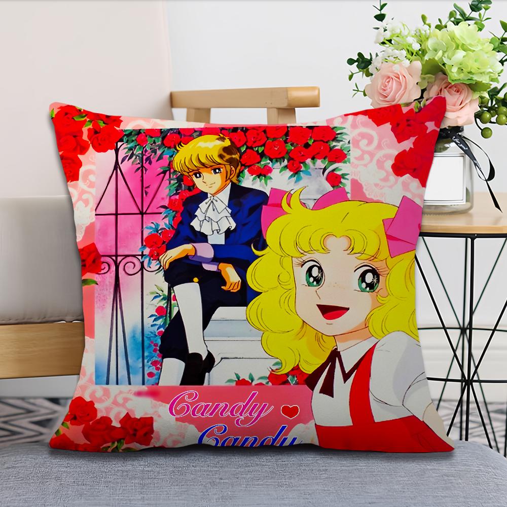 

soft Comfortable Candy Pillow anime caeroon Case for cute Sofa Living Room Home office Decor Protective Candy sweet Covers 30x30CM(12x12in)