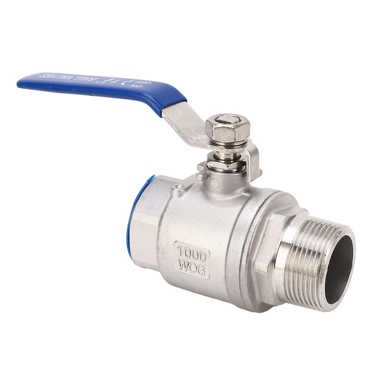 

1 1 4in DN32 Thread Ball Valve 1000WOG Nominal Working Pressure Female X Male Thread NPT Ball Valve