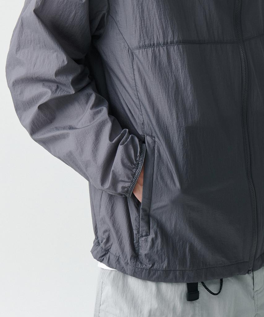 Musinsa Standard [City Leisure] Lightweight Packable Windbreaker Jacket [Grey]
