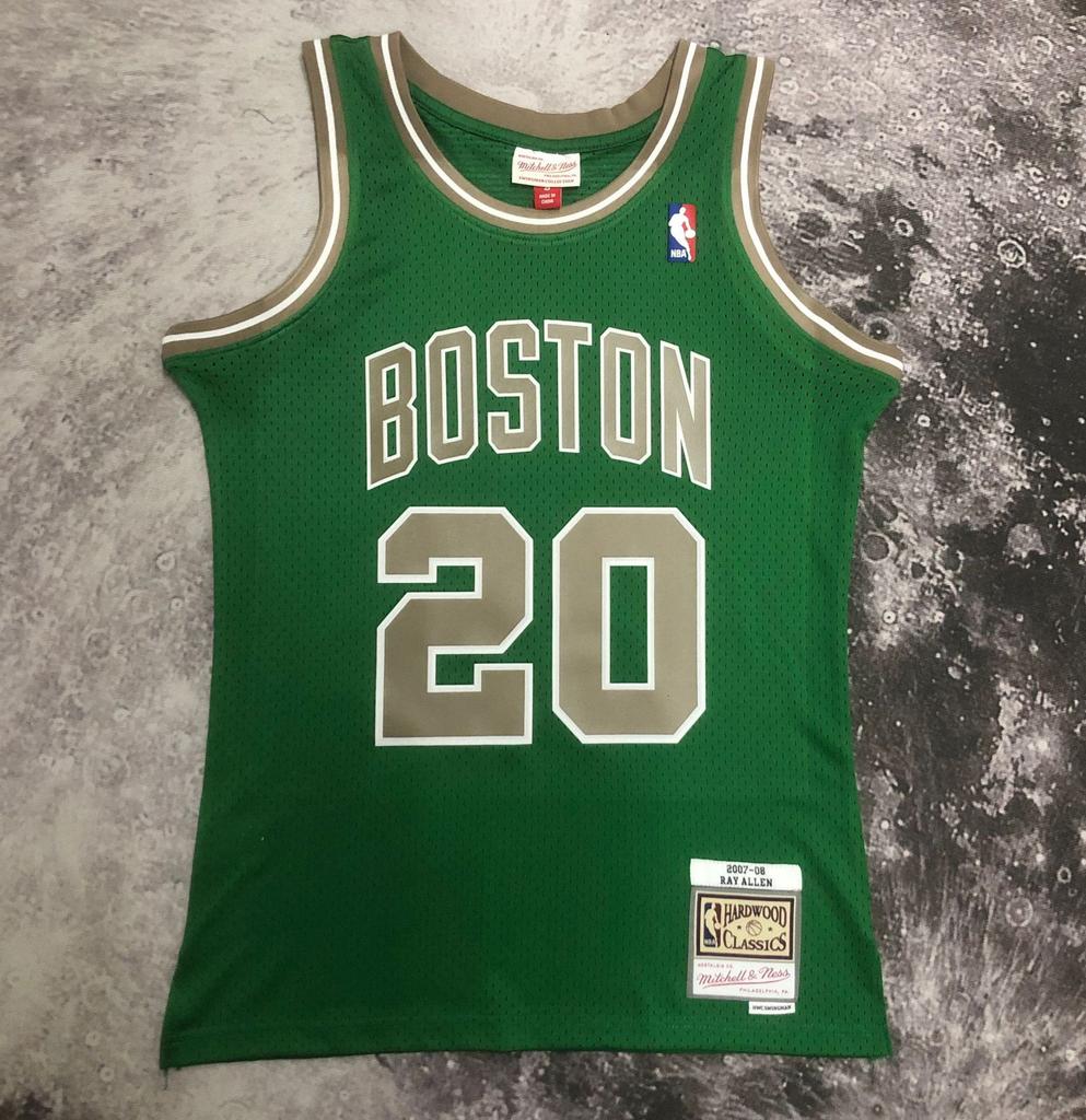 MN hot-pressed 0708 Celtic retro jersey Pierce Garnett Ray Allen embroidered jersey