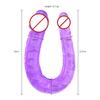 Adult Supplies Sex Toy Double Ended Realistic Dildo Flexible Jelly Dildos Penis Cock Anal Butt Plug Massager G-spot Stimulation