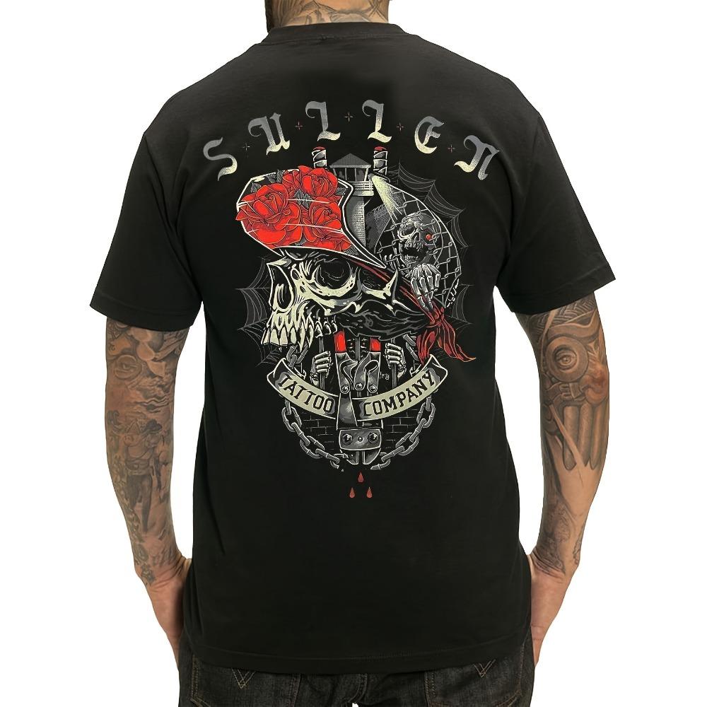 Camiseta de Moda para Hombre Tendencia Estilo Gótico Camiseta para Mujer Verano Impresión 3D Casual Cuello Redondo Manga Corta Camisetas Top