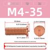 PT-M3M4M5M6M8 Copper-Plated Carbon Steel Projection Weld Studs and Screws