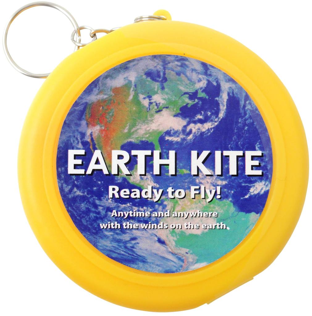 RANGS Earth Kite Light Yellow Pocket-sized Storage Good Design Award Toy Winner