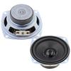 1pair 3Inch 4Ohm Audios Speaker Durability ABS Full Ranges Audios Speaker for Radio Intercom and Mini Speaker Systems