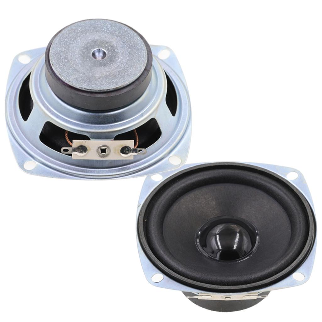 1pair 3Inch 4Ohm Audios Speaker Durability ABS Full Ranges Audios Speaker for Radio Intercom and Mini Speaker Systems