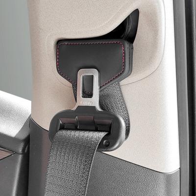 Car Seat Belt Clip Magnetic Safety Belt Fixed Limiter PU Seat Belt Fixed Limit With Card Clip For Car Interior
