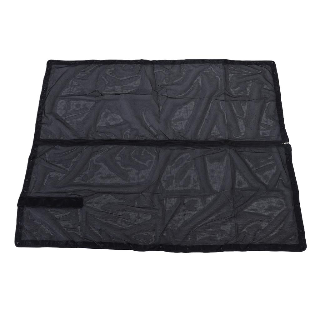 Van Fly Screen Net Nylon Fly Proof Camping Van Side Sliding Door Mesh Screen Curtain for Outdoor RV Right Door