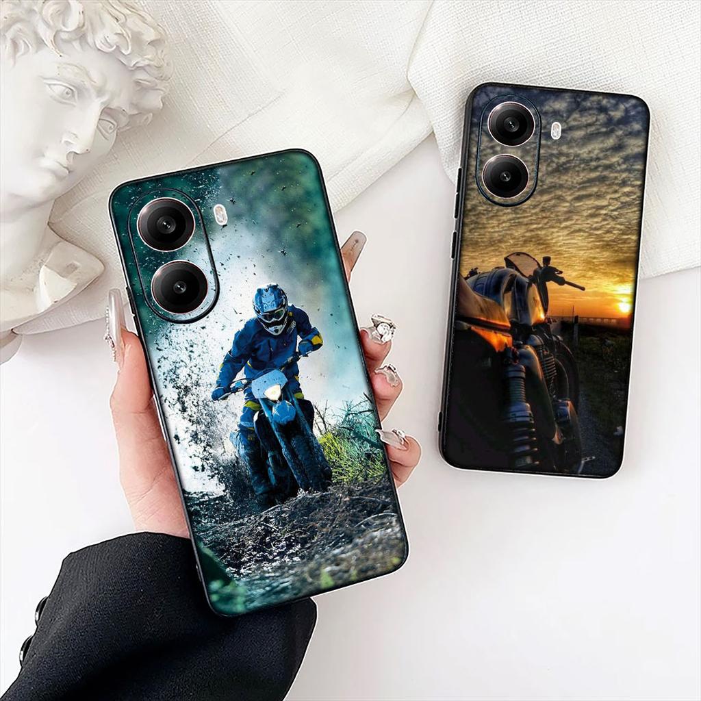 Moto Cross Motorcycle sports Mobile Protective Cover for Xiaomi Poco C85 C65 C75 X7 X6 M6 M8 F7 F8 Ultra F6 Pro Phone Case