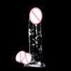 Transparent Glass Dildo Simulation Dildo Size Gun Machine Female Masturbation Stick Adult Sex Sex Product