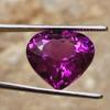 20.26 CT Natural Padparadscha Sapphire Gemstone Heart Shape Certified