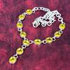 Citrine Necklace Gemstone Jewelry, 925 Solid Sterling Silver Necklace, Handmade Jewelry Birthstone Necklace, Gift For Him
