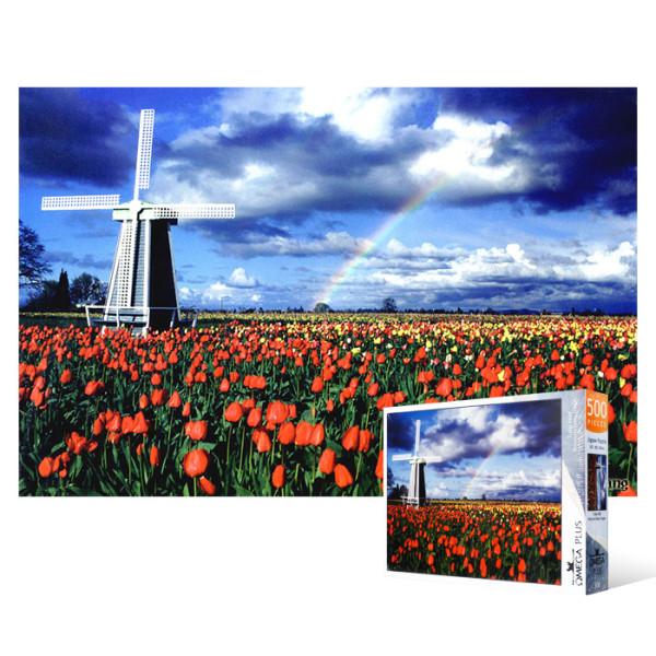 

Tulip Plain - пазл из 500 деталей, популярный корейский пазл