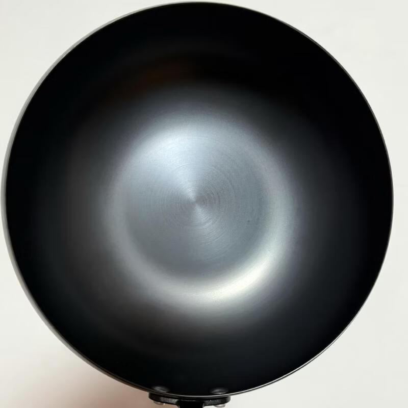 ZISIZ Nitrided Iron Flat-Bottom Wok