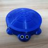 Mini Schildkröten-Sandkasten mit Deckel Sand Mini-Werkzeuge Zubehör 3D-gedruckte Schildkröte Sandaufbewahrungsbox Runder Behälter Kindersommer-Strandspielzeug
