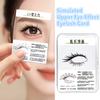 12/24 Pcs False Eyelash Trial Card Try On Effect Exhibit Lashes Style Display Board Eyelash Extension Supplies Fake Lash Holder