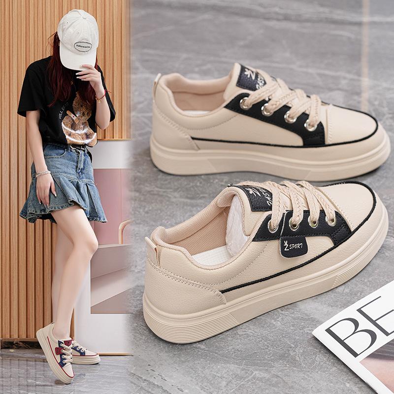 Spring Autumn Light Women Casual Shoes Versatile Women's Vulcanized Shoes Comfortable Walking Shoes Mixed Colors Skateboard Shoe