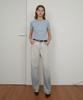 EN OR Basic Enor Crop T-Shirt - Blue