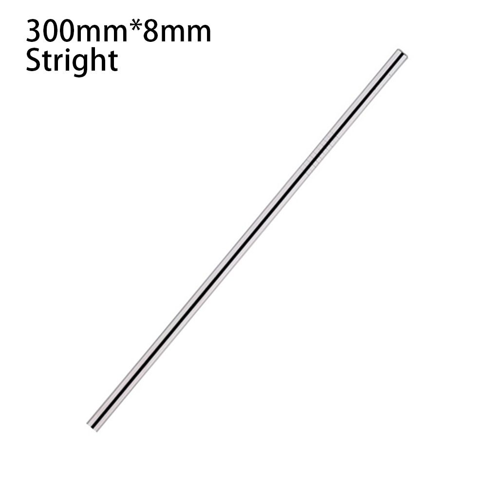 6Pcs Straight Bent Cup Straw Silver Replacement Straw for Stanley 30oz 40oz Tyeso Cup