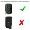 Carbon Fiber Soft Silicone Key Fob Cover For Lexus IS ES GS LS CT LX GX RX, etc