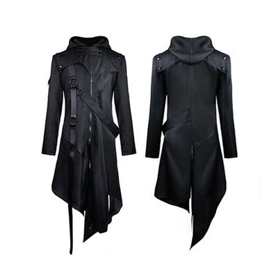 Medieval Gothic Retro Costume Long Halloween Cosplay Costume Coat for Men and Women