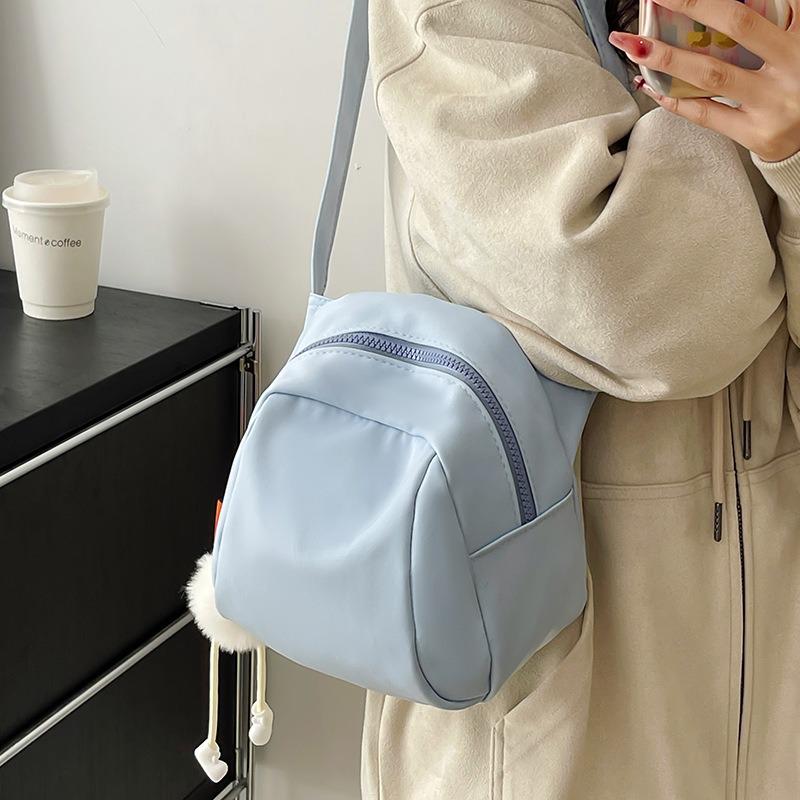 Nylon Canvas Waterproof Crossbody Bag for Women - Lightweight, Casual, Large Capacity