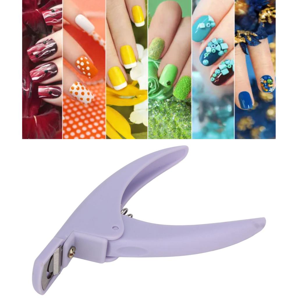 Nail Art Clipper Manicure Nail Tip Cutter Robust Simple Operating Fake False Nail Trimmer for
