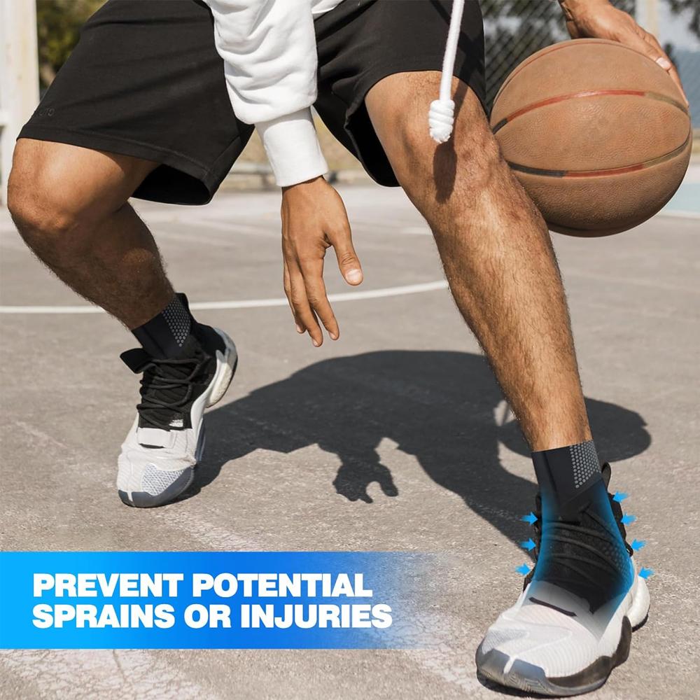 1Pc Adjustable Ankle Brace Compression Support Strap For Achilles Tendonitis Heel Pain Foot Arch Protector