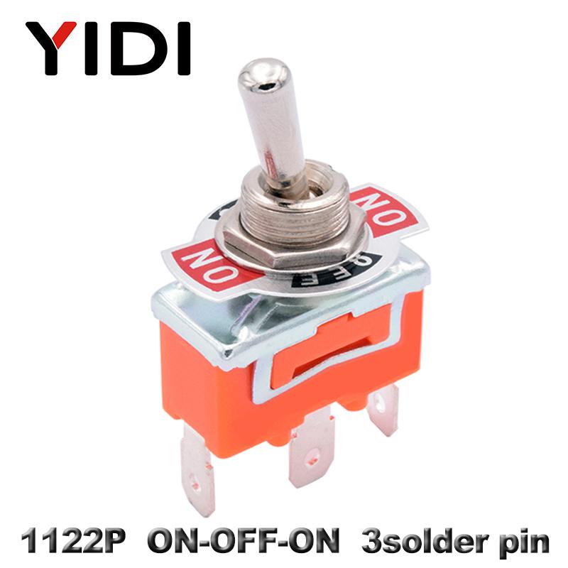 10pcs Toggle Switch E-TEN 1322 1021 1122 1221 1321 3pin 6pin on-off SPST SPDT Switch 6pin on-off-on on-on DPDT Waterproof Cap