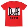 THE SIMPSONS Unisex Erwachsenen Duff Bier T-Shirt