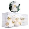 4Pcs Christmas Snowflake Bell Pendant Xmas Tree Decorations Festive Hanging Ornament Decors for Holiday Party Supplies