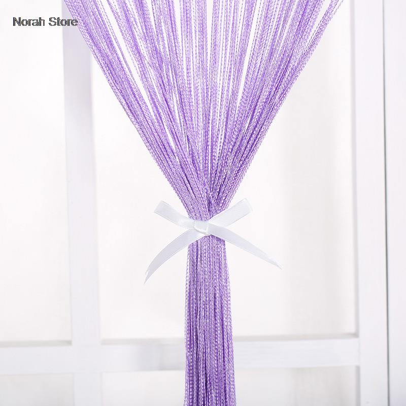 1x2m Wielokolorowe Zasłony z Nici do Drzwi Pokoju Dziennego Ściana Panel Okienny Zasłony z Frędzlami Zasłona Okienna Dekoracja Sypialni