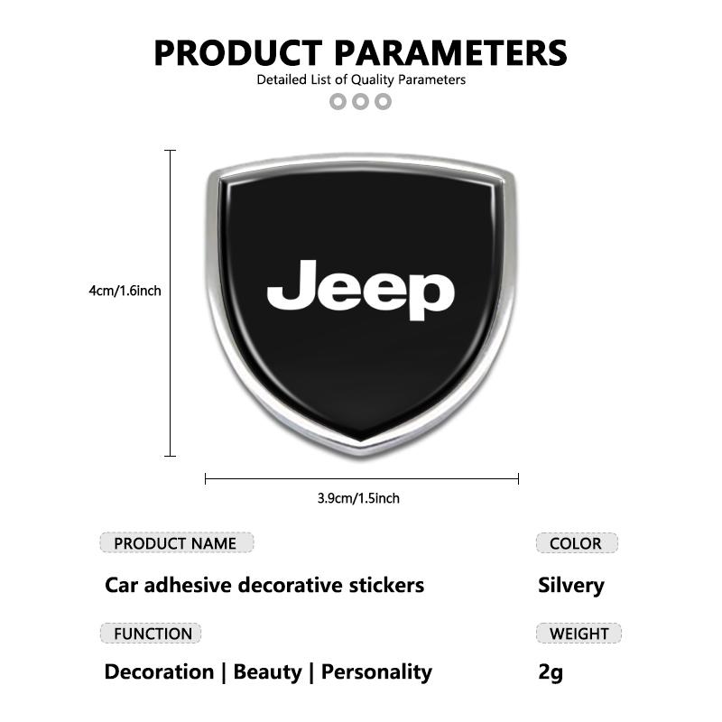 Stylizacja Samochodu 3D Metalowe Naklejki Ozdoba Tarcza Emblemat Odznaka Dla Jeep Grand Cherokee Wrangler JK Renegade Gladiator Compass