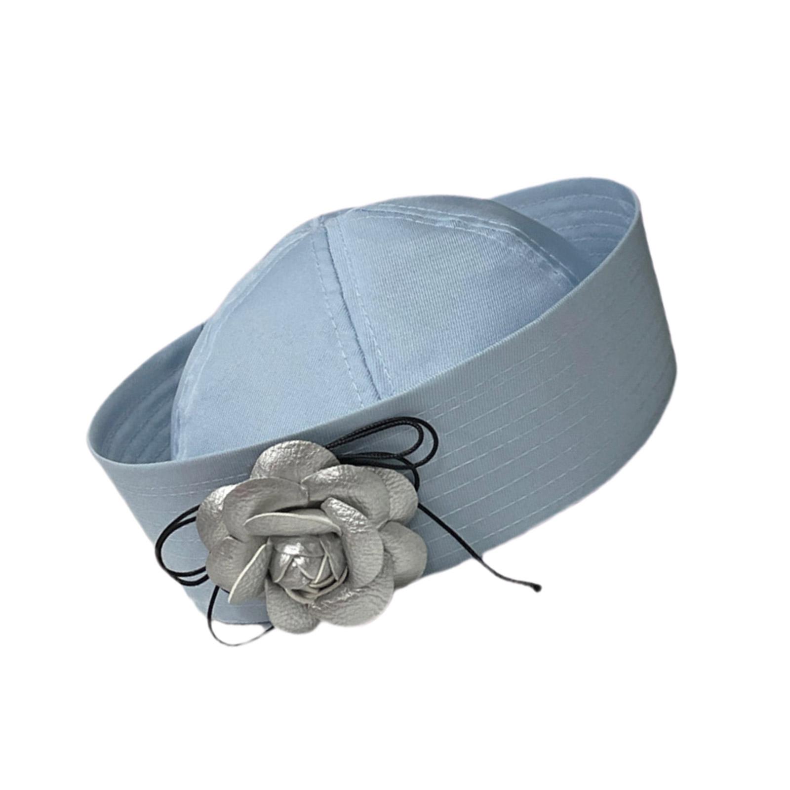 

Матросская капитанская шляпа для девочки, для матросской вечеринки, косплея, круизного костюма, реквизит, праздничная одежда на Хэллоуин синий