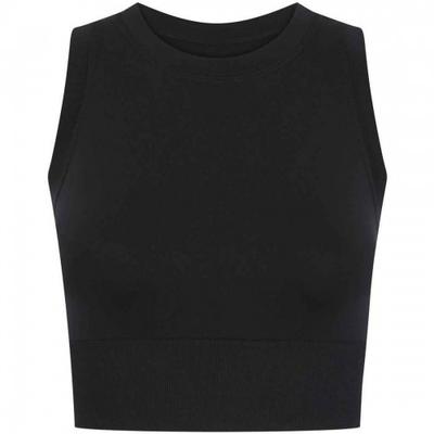 Camiseta sin mangas corta para mujer