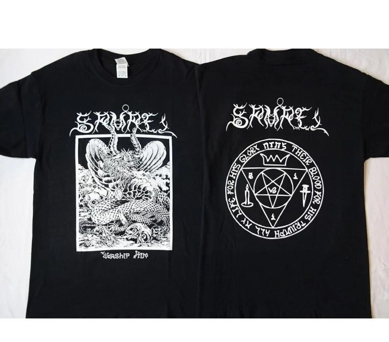 Samael Worship Him Samael Official Original Black Metal T-Shirt M