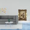 Wooden Bird Wall Art Hanging Ornament And Vintage Resin Photo Frame Collectible Decorative Office