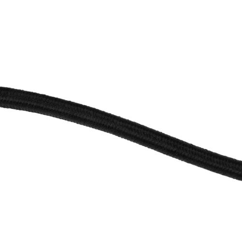 SK11 (SK11) Rubber Rope J-hook On Both Ends Round Rubber Type 10mm X 110cm SKG-R10110BK