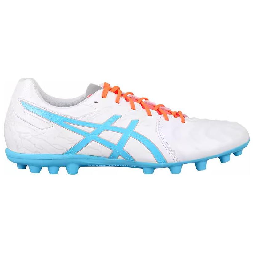 Asics Ds Light Club Comfortable Fit Ag (Rubber Short Studs) Kangaroo Leather Soccer Shoes Men Soccer Shoes White Blue 1103A094100