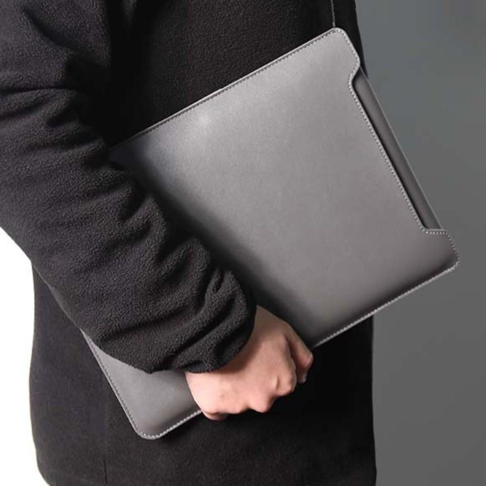 PU Leather Laptop Sleeve Case Bracket Design Laptop Bracket Inner Bag  15/16 Inch Universal