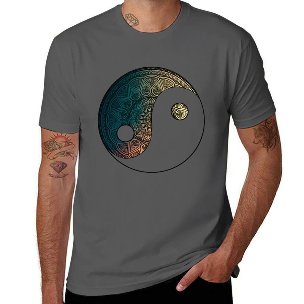 Ying Yang Tshirt Summer Holiday Casual Tee
