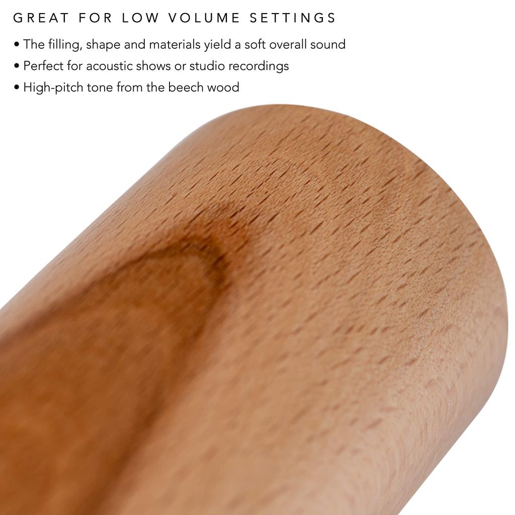 MEINL Percussion Wood Shaker, Beechwood, SH58 (Medium)