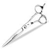 6.0" FMI-12 Silver Hairdressing Scissors - Straight & Bangs Cutting Scissors with Teeth